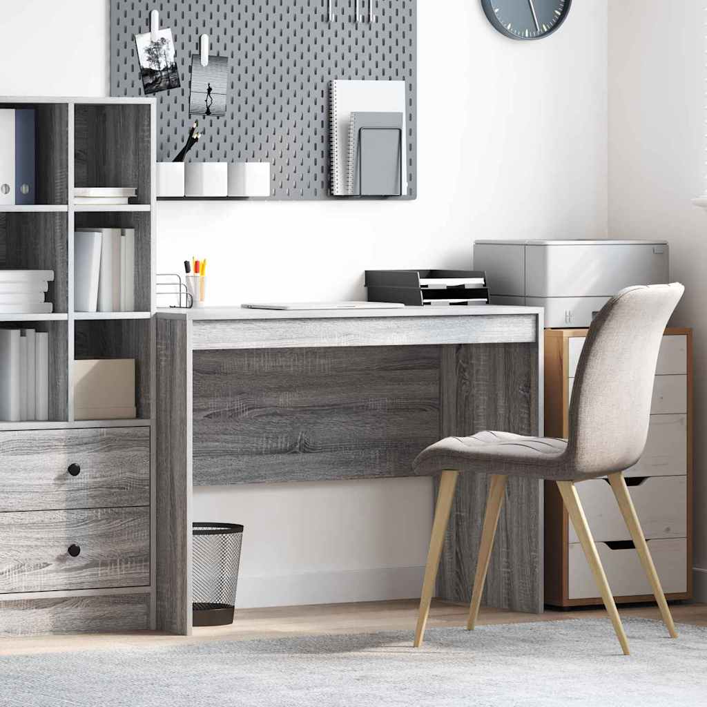 vidaXL Schreibtisch Graues Sonoma 100 x 50 x 76 cm