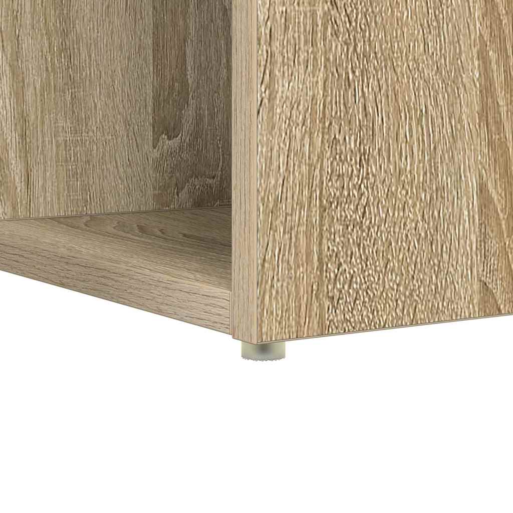 vidaXL Schreibtisch Sonoma-Eiche 108 x 55 x 103.5 cm Holzwerkstoff