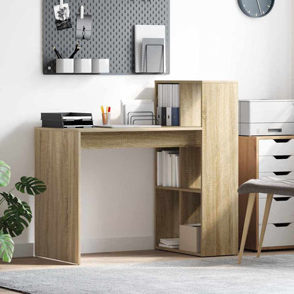 vidaXL Schreibtisch Sonoma-Eiche 108 x 55 x 103.5 cm Holzwerkstoff