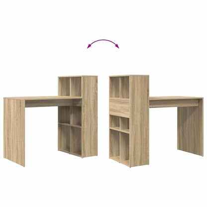 vidaXL Schreibtisch Sonoma-Eiche 108 x 55 x 103.5 cm Holzwerkstoff