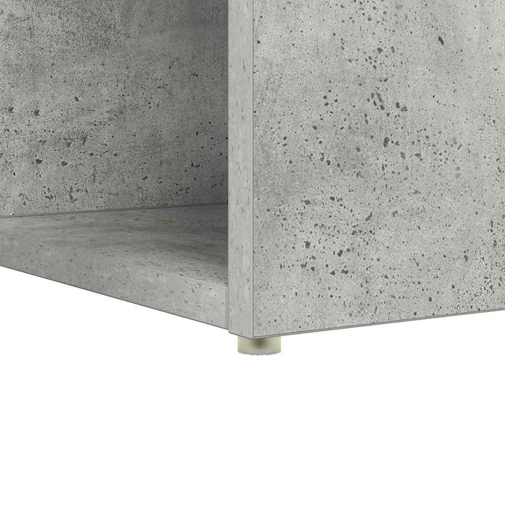 vidaXL Schreibtisch Beton Grau 108 x 55 x 103.5 cm Holzwerkstoff