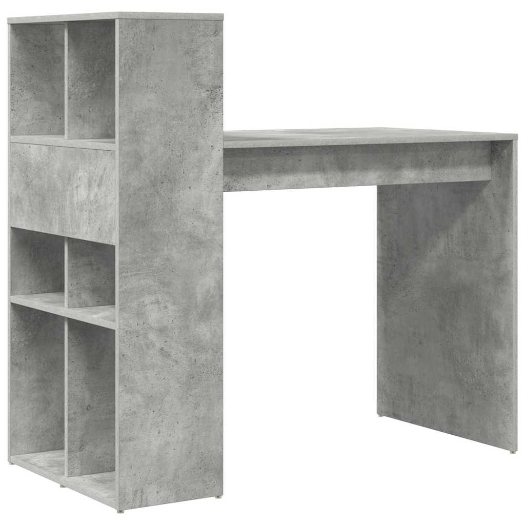 vidaXL Schreibtisch Beton Grau 108 x 55 x 103.5 cm Holzwerkstoff