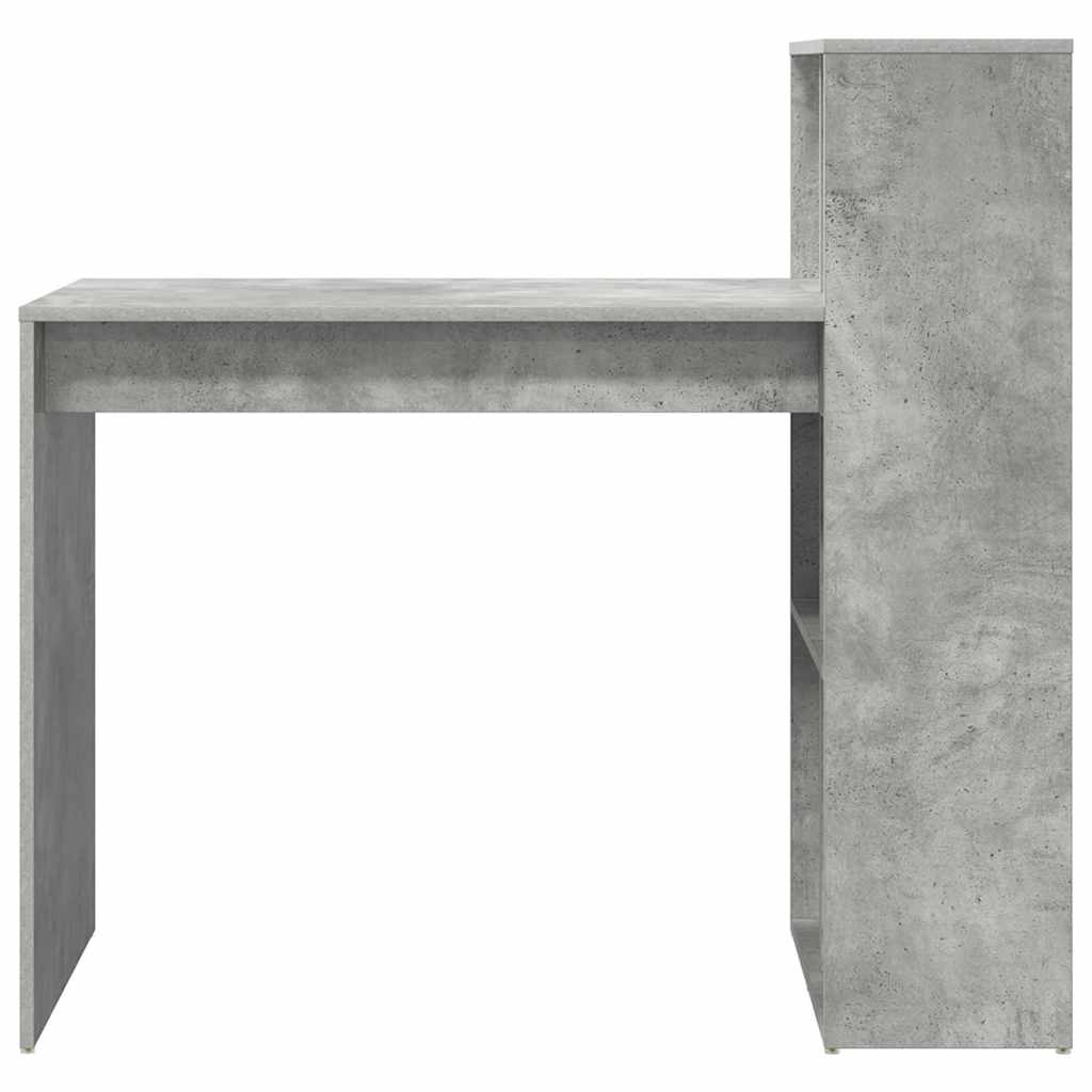vidaXL Schreibtisch Beton Grau 108 x 55 x 103.5 cm Holzwerkstoff