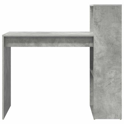 vidaXL Schreibtisch Beton Grau 108 x 55 x 103.5 cm Holzwerkstoff