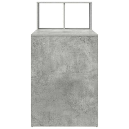 vidaXL Schreibtisch Beton Grau 108 x 55 x 103.5 cm Holzwerkstoff