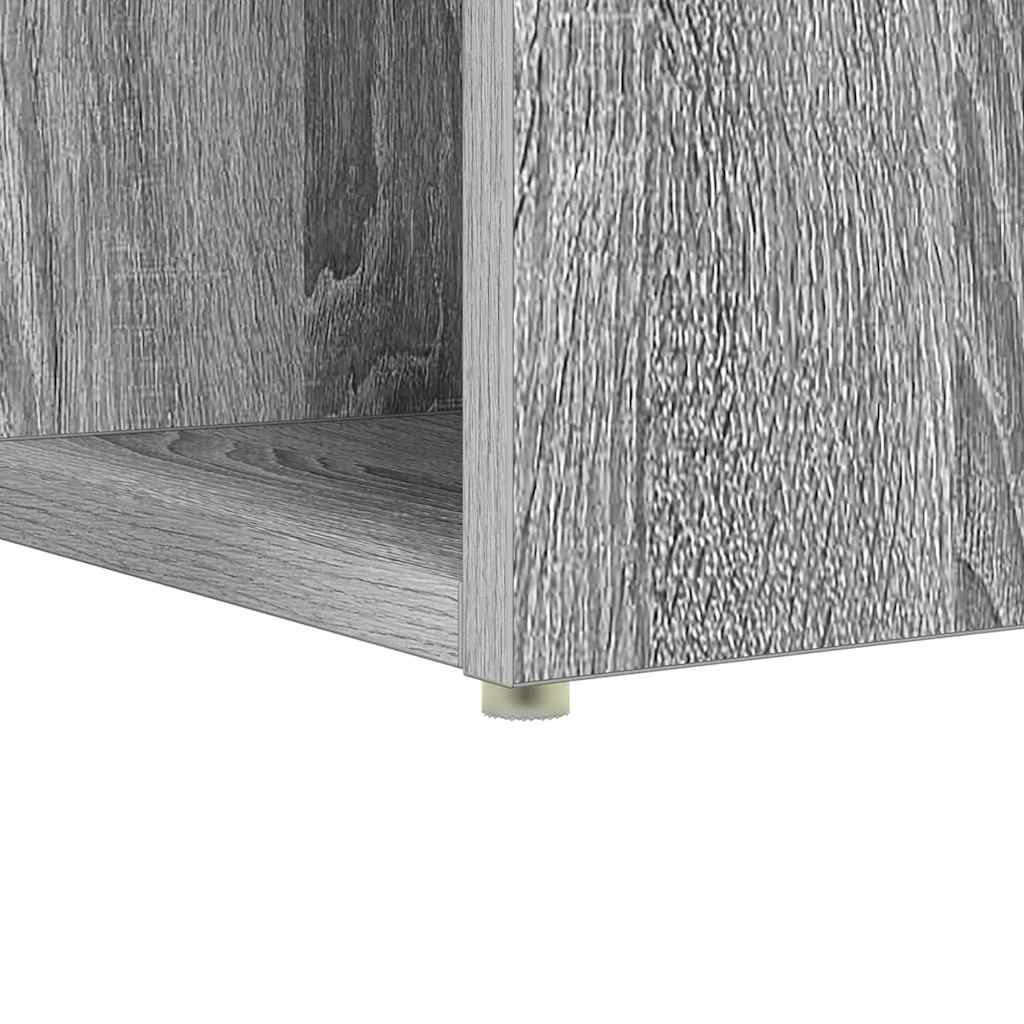 vidaXL Schreibtisch Graues Sonoma 108 x 55 x 103.5 cm Holzwerkstoff
