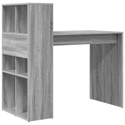 vidaXL Schreibtisch Graues Sonoma 108 x 55 x 103.5 cm Holzwerkstoff
