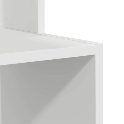 vidaXL Schreibtisch mit Regal Weiß 106 x 41 x 88.5 cm Holzwerkstoff