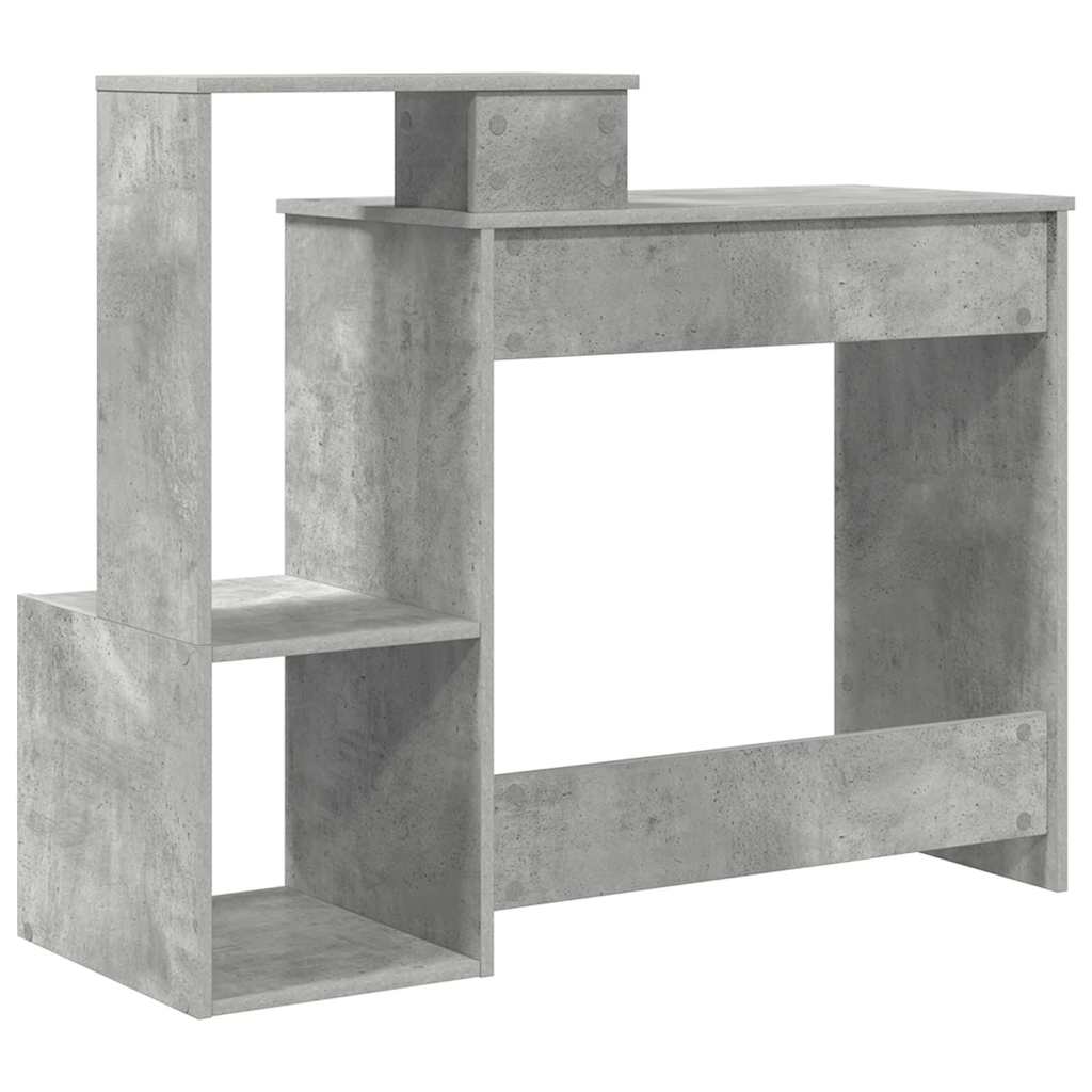 vidaXL Schreibtisch Beton Grau 106 x 41 x 88.5 cm Holzwerkstoff
