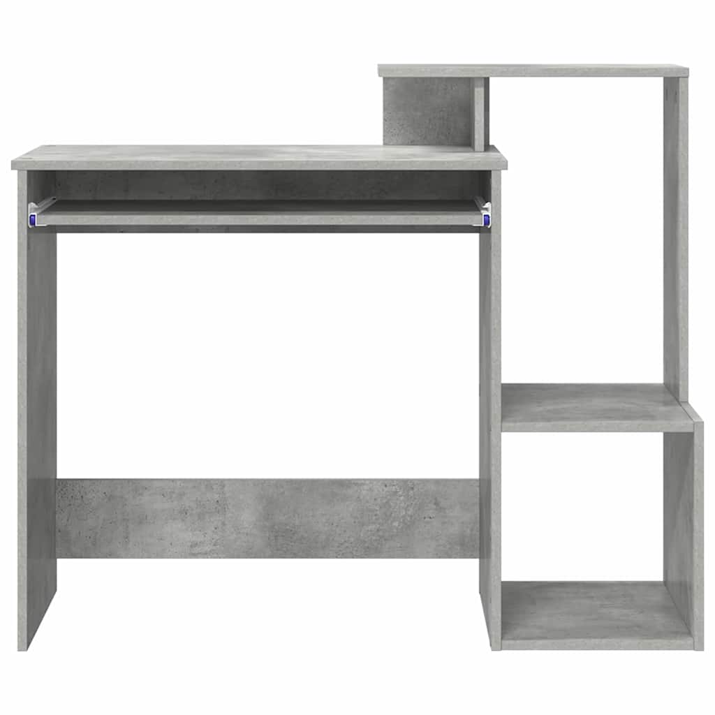vidaXL Schreibtisch Beton Grau 106 x 41 x 88.5 cm Holzwerkstoff