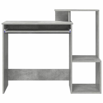 vidaXL Schreibtisch Beton Grau 106 x 41 x 88.5 cm Holzwerkstoff