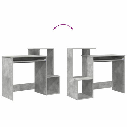 vidaXL Schreibtisch Beton Grau 106 x 41 x 88.5 cm Holzwerkstoff