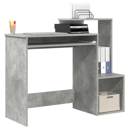 vidaXL Schreibtisch Beton Grau 106 x 41 x 88.5 cm Holzwerkstoff