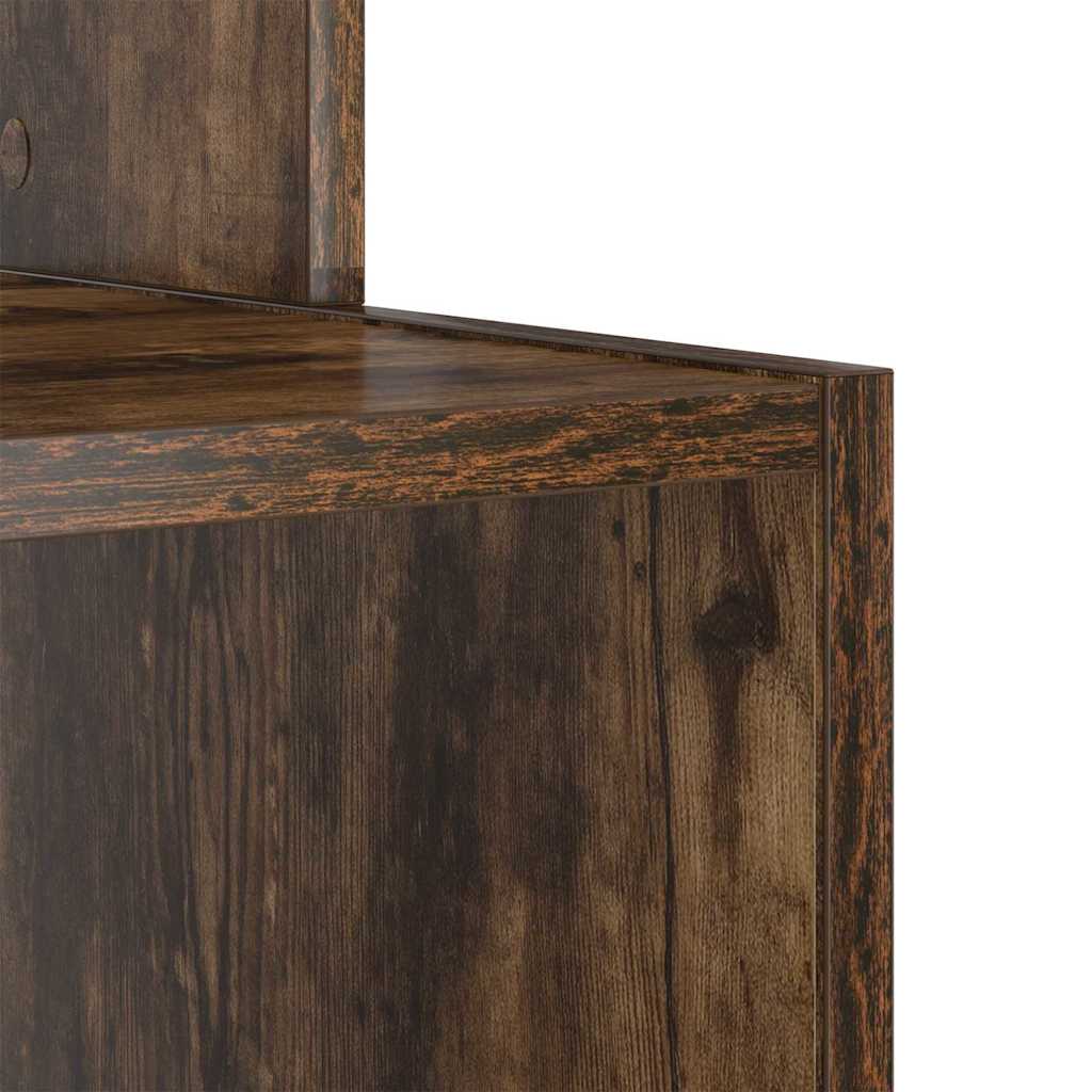 vidaXL Schreibtisch Geräucherte Eiche 106 x 41 x 88.5 cm Holzwerkstoff