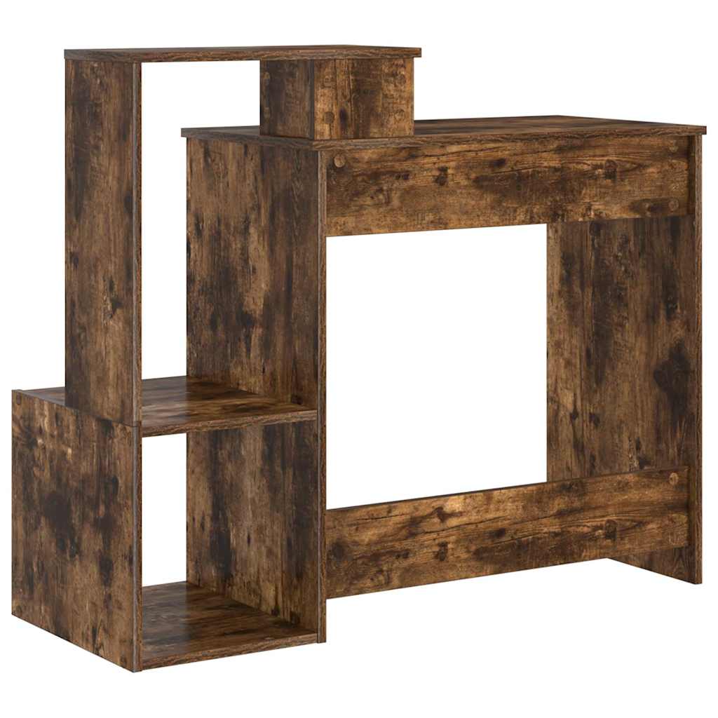 vidaXL Schreibtisch Geräucherte Eiche 106 x 41 x 88.5 cm Holzwerkstoff