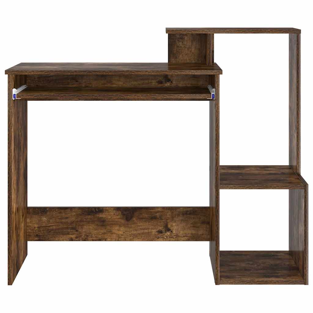 vidaXL Schreibtisch Geräucherte Eiche 106 x 41 x 88.5 cm Holzwerkstoff