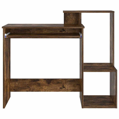 vidaXL Schreibtisch Geräucherte Eiche 106 x 41 x 88.5 cm Holzwerkstoff