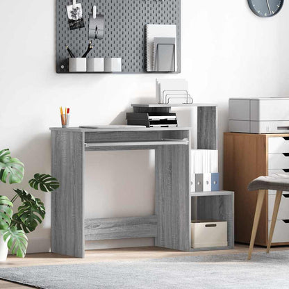 vidaXL Schreibtisch Graues Sonoma 106 x 41 x 88.5 cm Holzwerkstoff