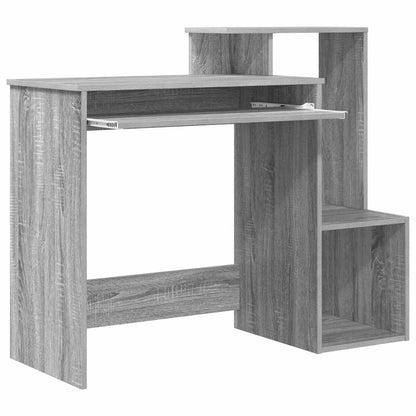 vidaXL Schreibtisch Graues Sonoma 106 x 41 x 88.5 cm Holzwerkstoff