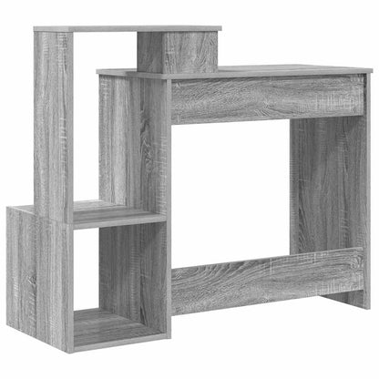 vidaXL Schreibtisch Graues Sonoma 106 x 41 x 88.5 cm Holzwerkstoff