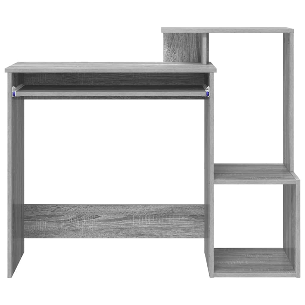 vidaXL Schreibtisch Graues Sonoma 106 x 41 x 88.5 cm Holzwerkstoff
