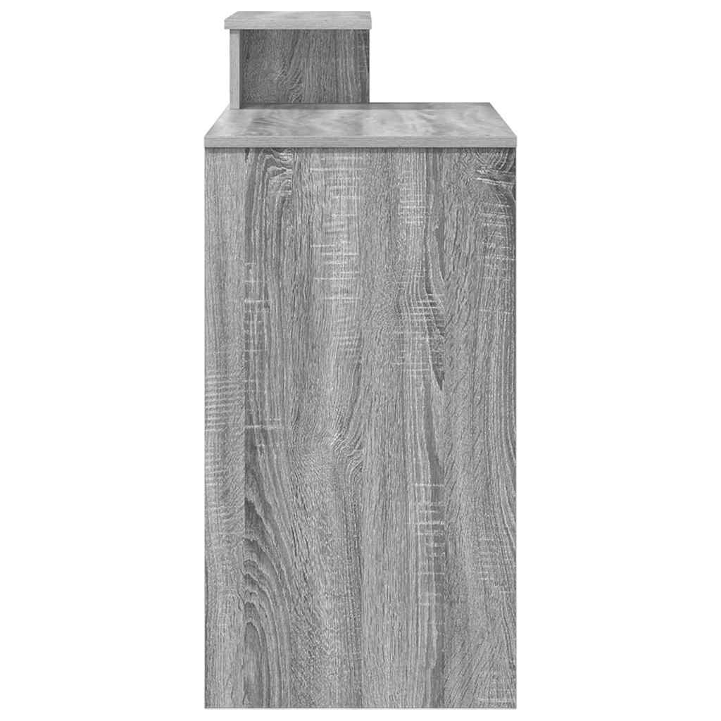 vidaXL Schreibtisch Graues Sonoma 106 x 41 x 88.5 cm Holzwerkstoff