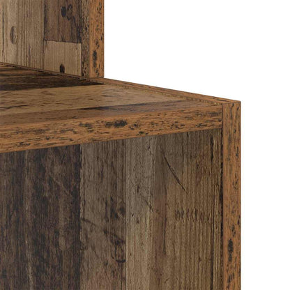 vidaXL Schreibtisch mit Regal Altholz 106 x 41 x 88.5 cm Holzwerkstoff