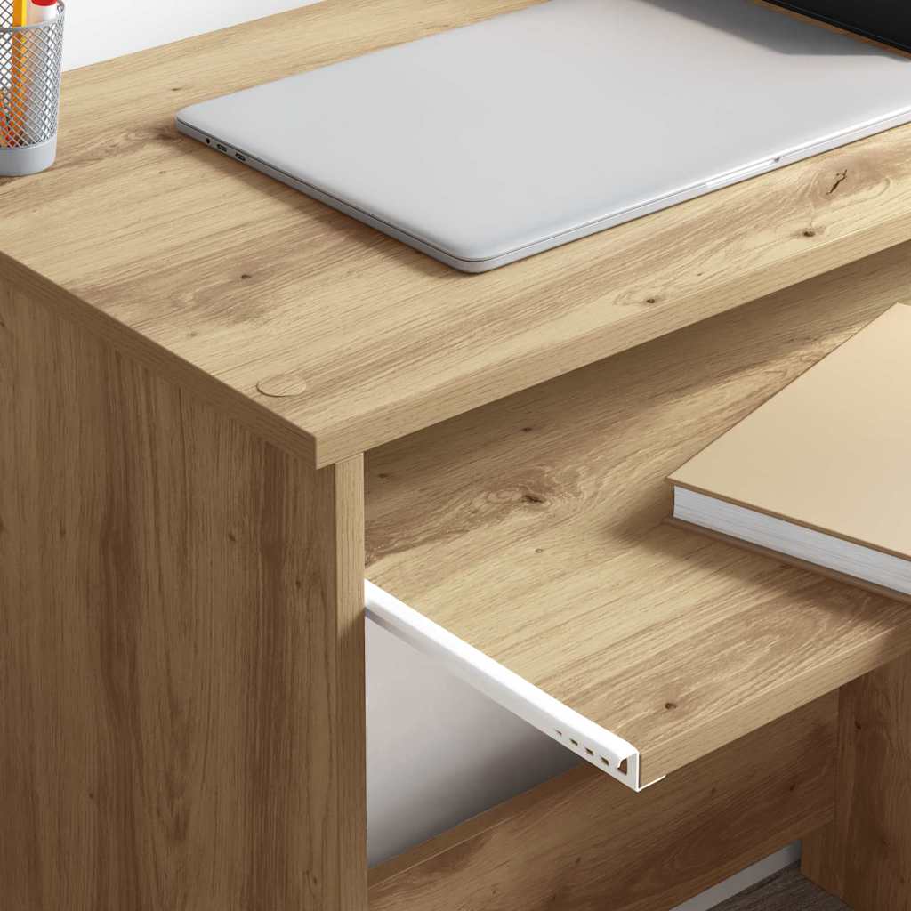 vidaXL Schreibtisch Artisan-Eiche 106 x 41 x 88.5 cm Holzwerkstoff