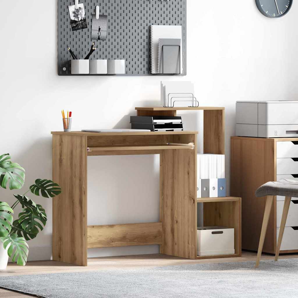 vidaXL Schreibtisch Artisan-Eiche 106 x 41 x 88.5 cm Holzwerkstoff