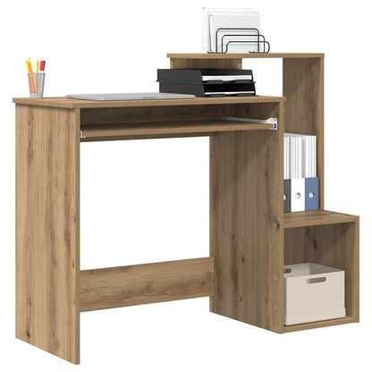 vidaXL Schreibtisch Artisan-Eiche 106 x 41 x 88.5 cm Holzwerkstoff