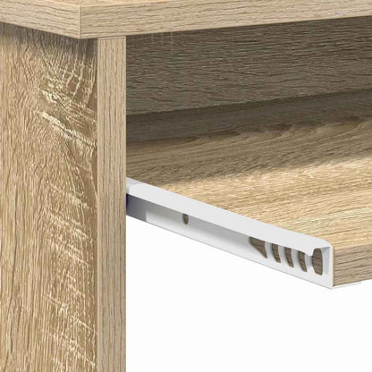 vidaXL Schreibtisch Sonoma-Eiche 120,5 x 44 x 88,5 cm Holzwerkstoff