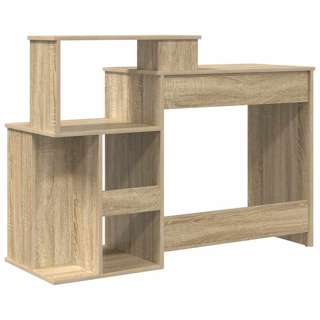 vidaXL Schreibtisch Sonoma-Eiche 120,5 x 44 x 88,5 cm Holzwerkstoff