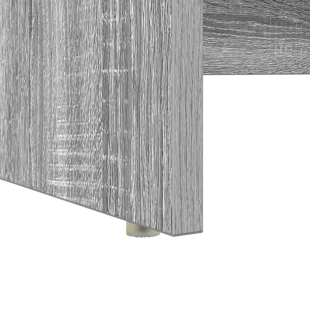 vidaXL Schreibtisch Graues Sonoma 120,5 x 44 x 88,5 cm Holzwerkstoff