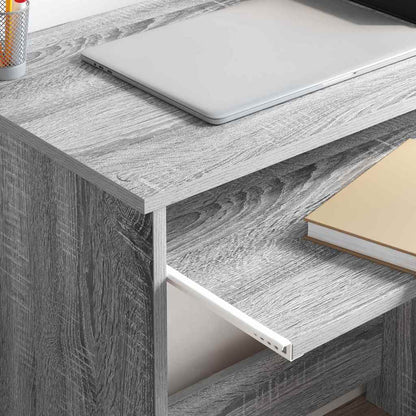 vidaXL Schreibtisch Graues Sonoma 120,5 x 44 x 88,5 cm Holzwerkstoff