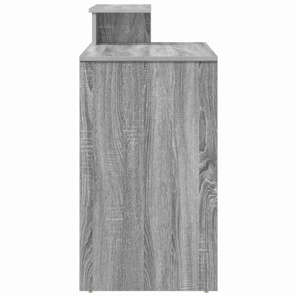 vidaXL Schreibtisch Graues Sonoma 120,5 x 44 x 88,5 cm Holzwerkstoff