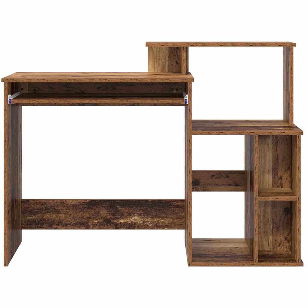 vidaXL Schreibtisch Altholz 120,5 x 44 x 88,5 cm Holzwerkstoff