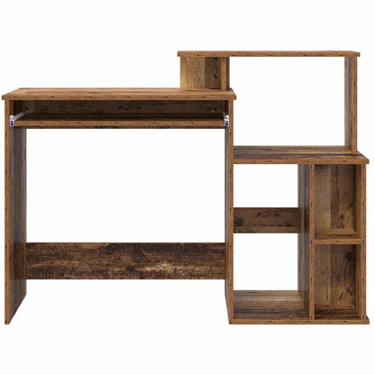 vidaXL Schreibtisch Altholz 120,5 x 44 x 88,5 cm Holzwerkstoff