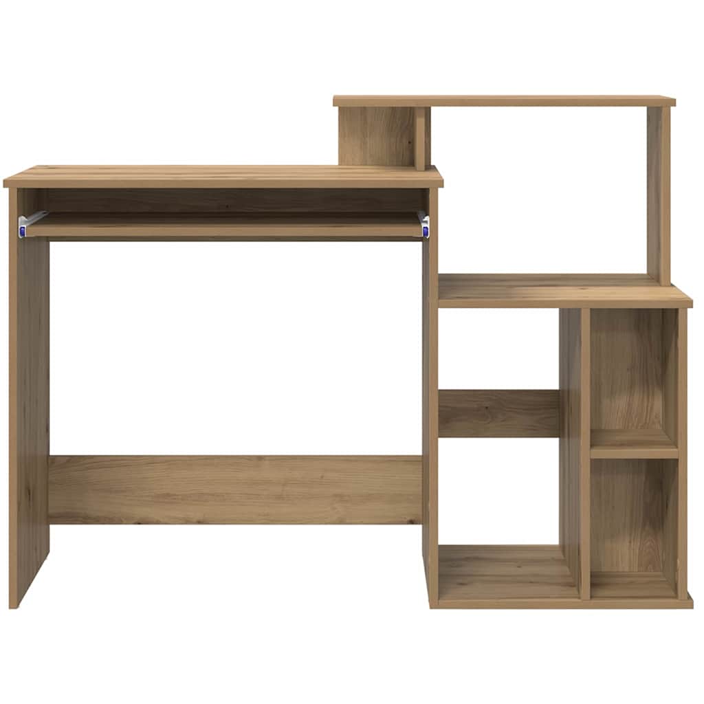Schreibtisch Artisan-Eiche 120,5 x 44 x 88,5 cm Holzwerkstoff