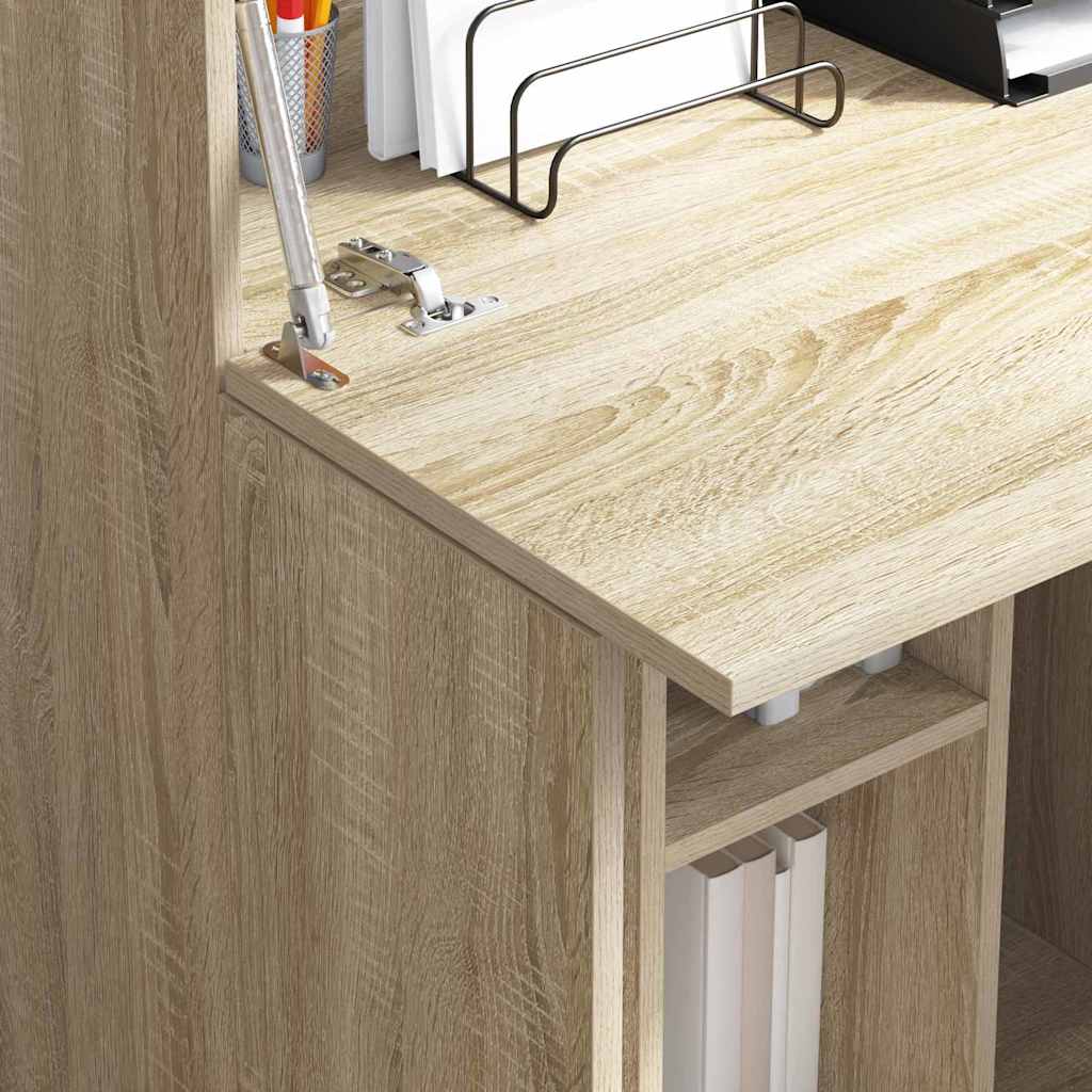 vidaXL Schreibtisch Sonoma-Eiche 71.5 x 31.5 x 106.5 cm Holzwerkstoff