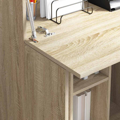 vidaXL Schreibtisch Sonoma-Eiche 71.5 x 31.5 x 106.5 cm Holzwerkstoff