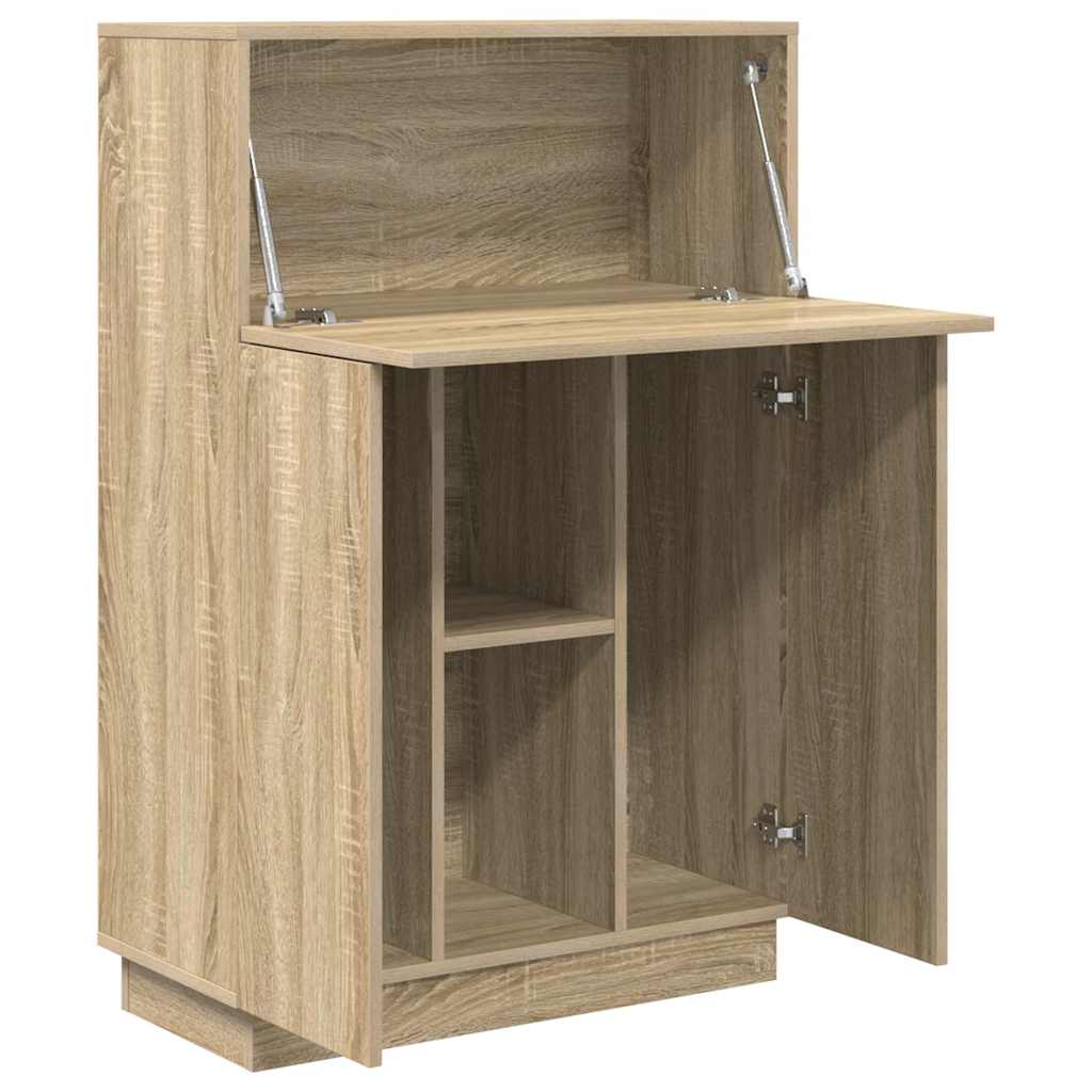 vidaXL Schreibtisch Sonoma-Eiche 71.5 x 31.5 x 106.5 cm Holzwerkstoff