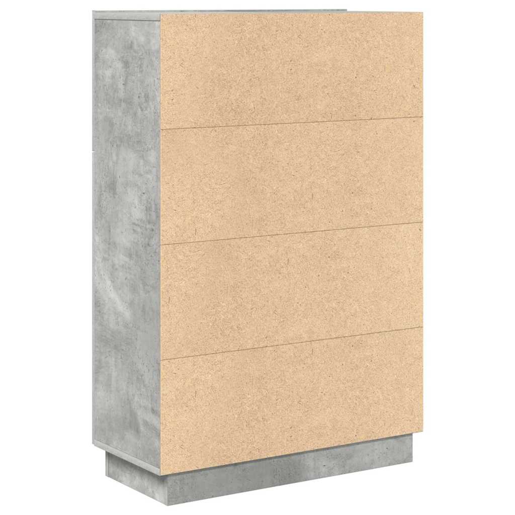 vidaXL Schreibtisch Beton Grau 71.5 x 31.5 x 106.5 cm Holzwerkstoff