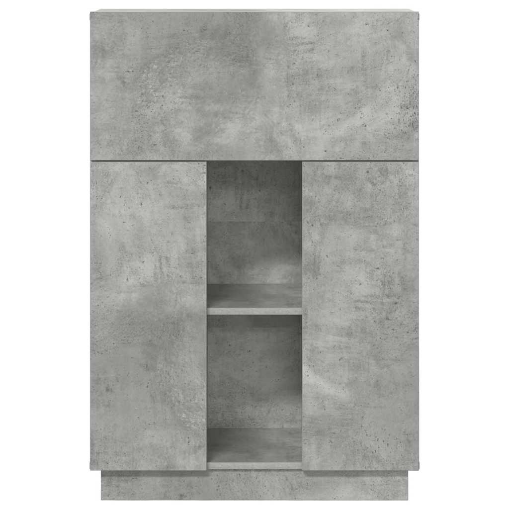 vidaXL Schreibtisch Beton Grau 71.5 x 31.5 x 106.5 cm Holzwerkstoff