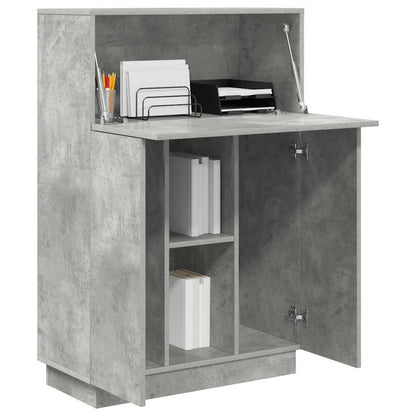 vidaXL Schreibtisch Beton Grau 71.5 x 31.5 x 106.5 cm Holzwerkstoff