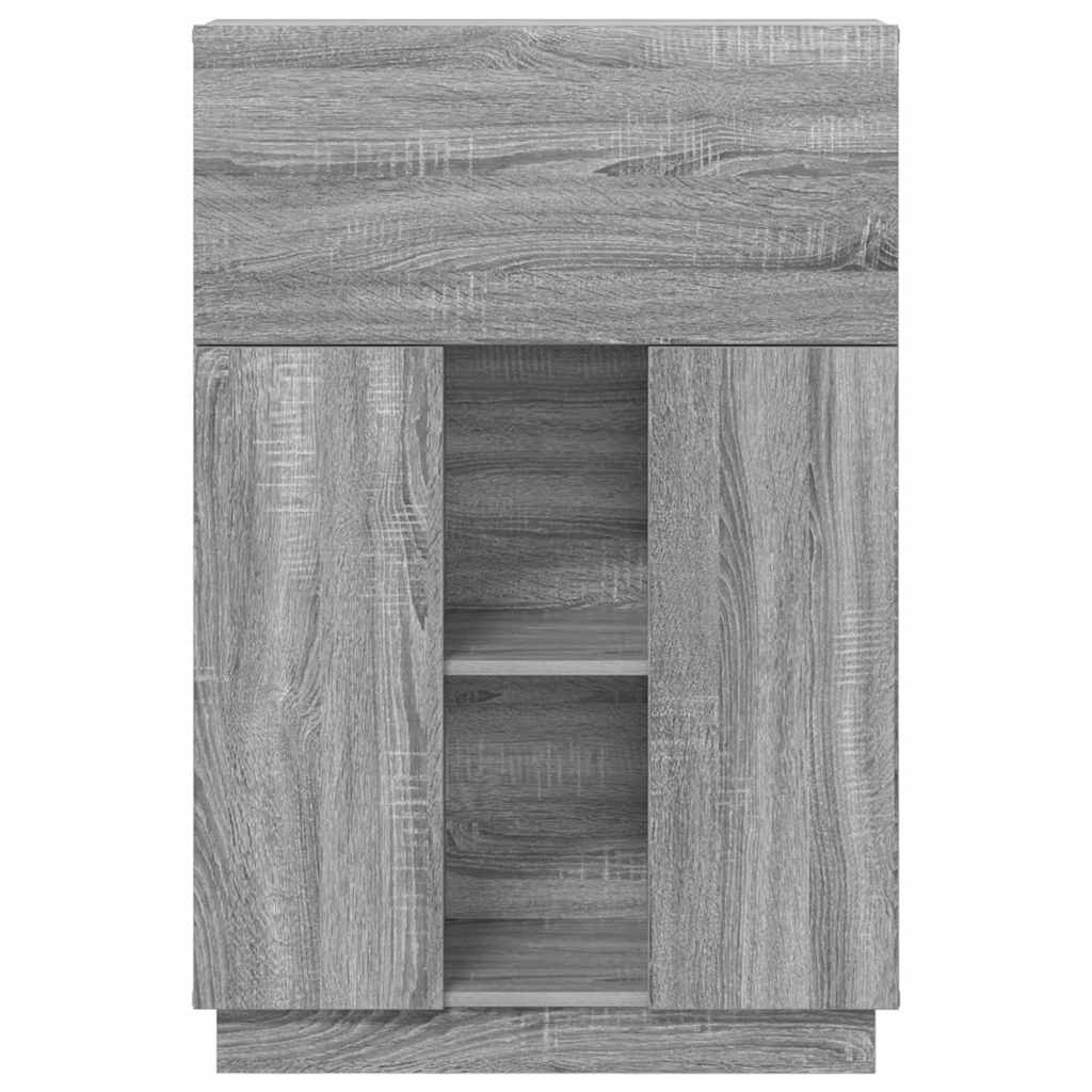 vidaXL Schreibtisch Graues Sonoma 71.5 x 31.5 x 106.5 cm Holzwerkstoff