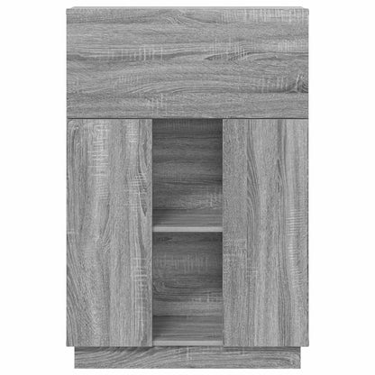 vidaXL Schreibtisch Graues Sonoma 71.5 x 31.5 x 106.5 cm Holzwerkstoff