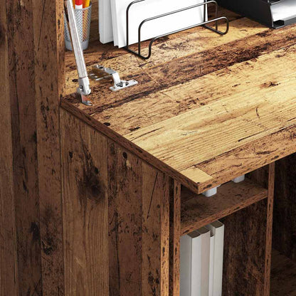 vidaXL Schreibtisch Altholz 71.5 x 31.5 x 106.5 cm Holzwerkstoff