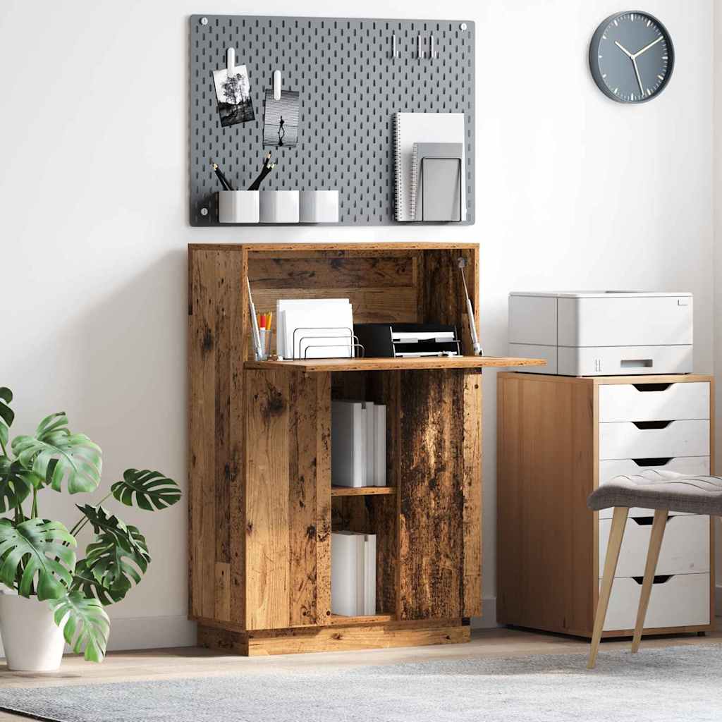 vidaXL Schreibtisch Altholz 71.5 x 31.5 x 106.5 cm Holzwerkstoff