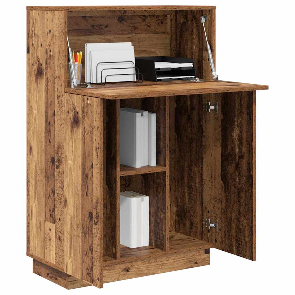 vidaXL Schreibtisch Altholz 71.5 x 31.5 x 106.5 cm Holzwerkstoff