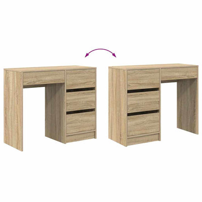 Schreibtisch Sonoma-Eiche 90 x 37,5 x 75 cm Holzwerkstoff